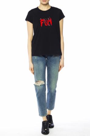 T-shirt z przetarciami, zdjęcie 2 T-shirt z przetarciami od Givenchy